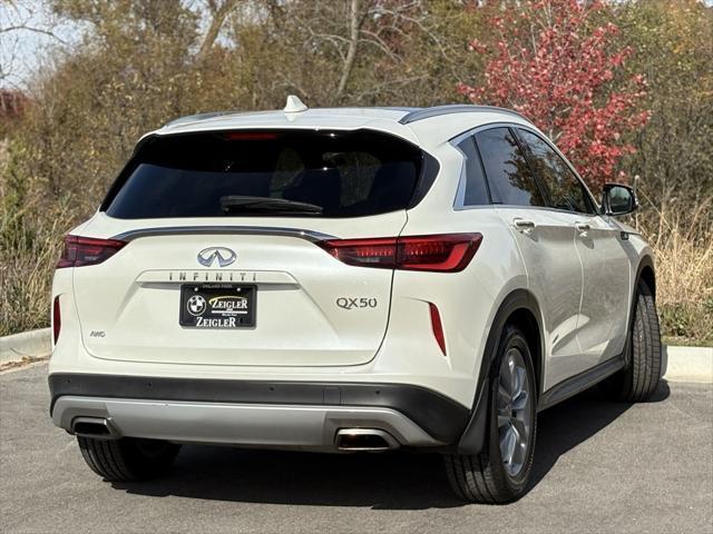 used 2021 INFINITI QX50 car, priced at $25,999