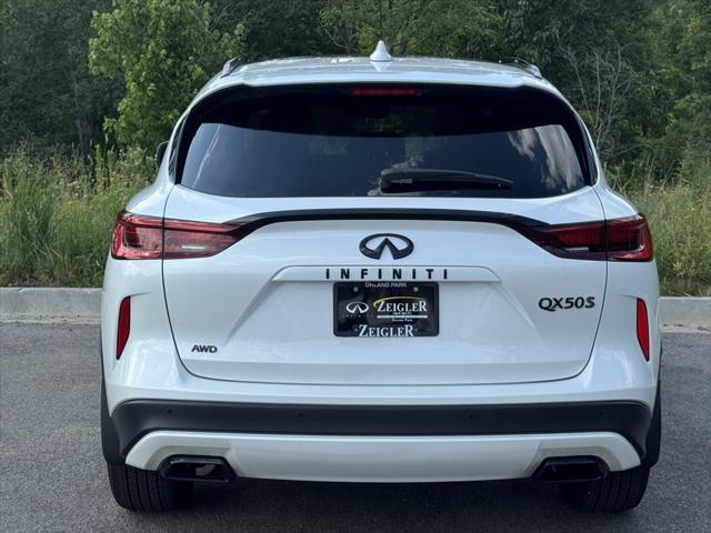 used 2025 INFINITI QX50 car, priced at $45,399