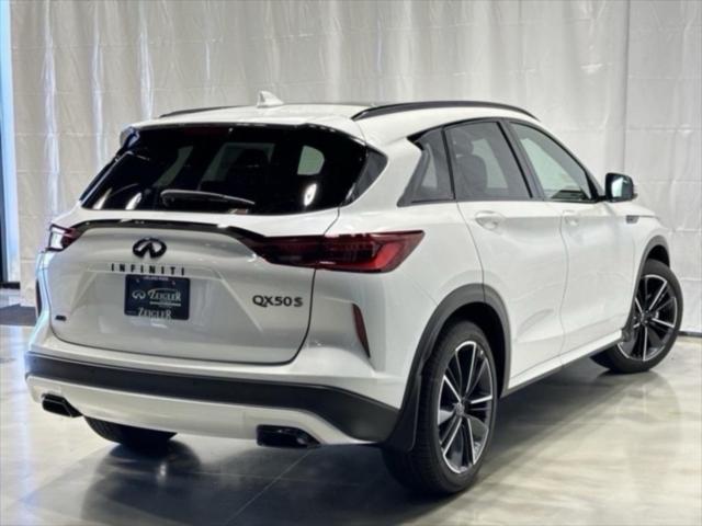 new 2025 INFINITI QX50 car, priced at $54,170