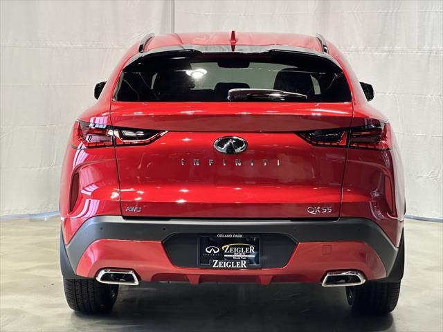 new 2025 INFINITI QX55 car, priced at $55,797