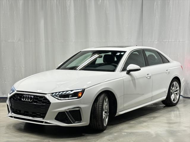 used 2022 Audi A4 car, priced at $25,000