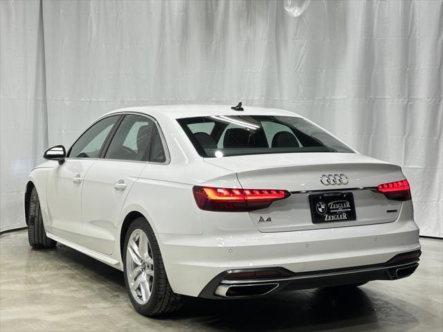 used 2022 Audi A4 car, priced at $25,000