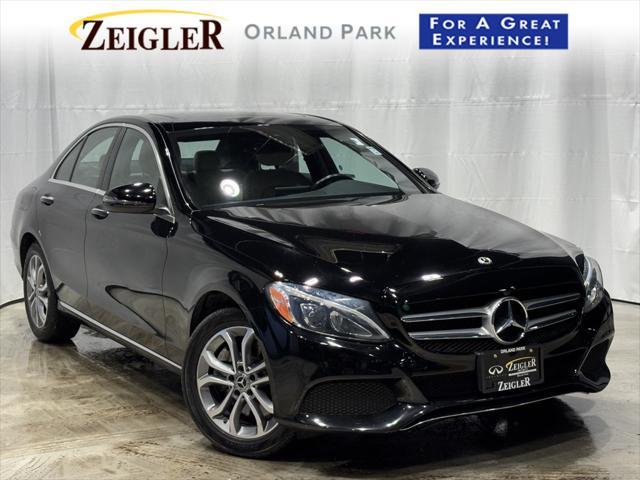 used 2018 Mercedes-Benz C-Class car, priced at $18,800