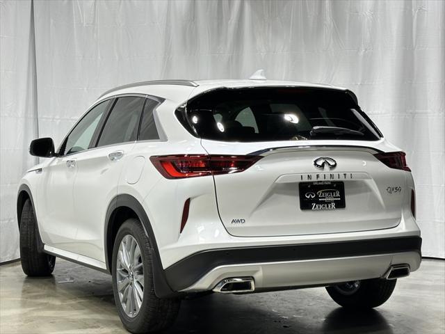 new 2025 INFINITI QX50 car, priced at $48,297