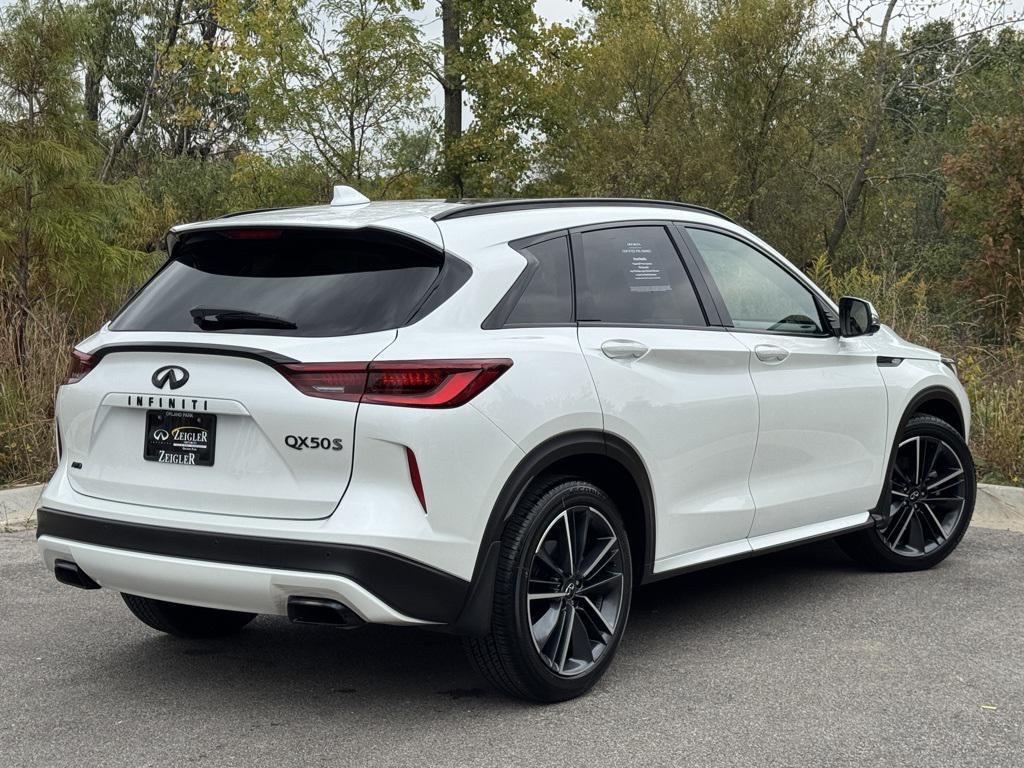 used 2025 INFINITI QX50 car, priced at $41,853