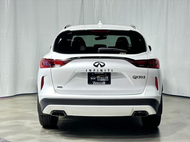 used 2025 INFINITI QX50 car, priced at $49,599