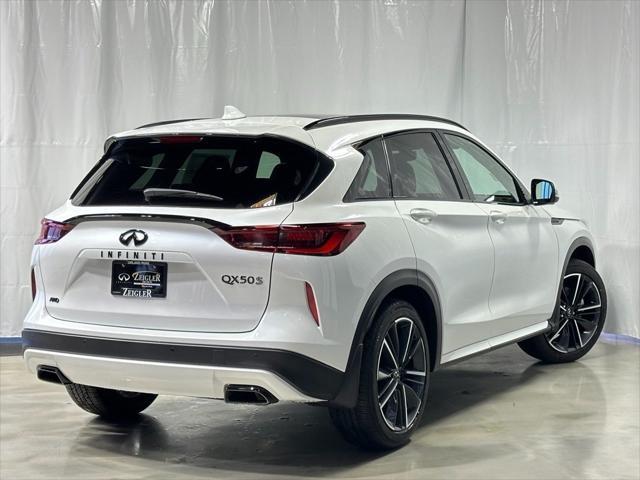 used 2025 INFINITI QX50 car, priced at $49,599