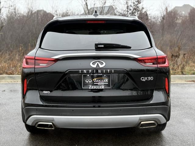 used 2021 INFINITI QX50 car, priced at $25,599