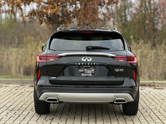 new 2025 INFINITI QX50 car, priced at $42,897