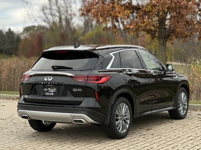 new 2025 INFINITI QX50 car, priced at $42,897