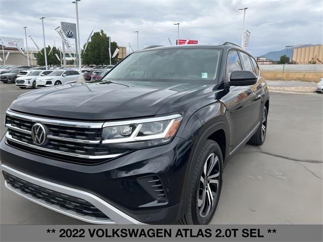 used 2022 Volkswagen Atlas car, priced at $30,498