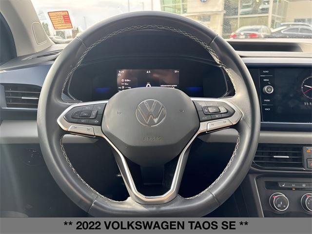 used 2022 Volkswagen Taos car, priced at $19,498