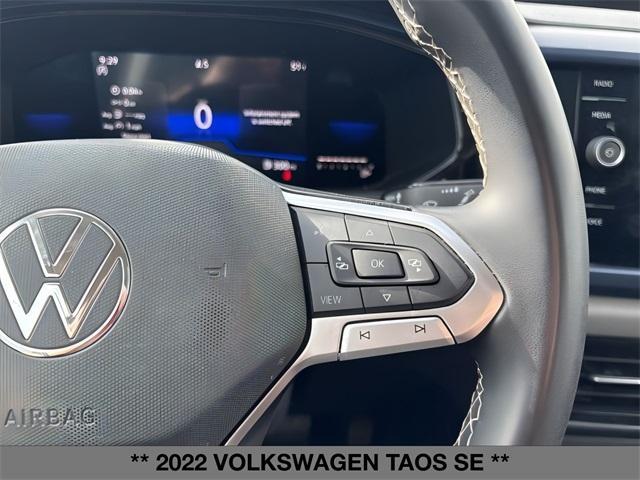 used 2022 Volkswagen Taos car, priced at $19,498