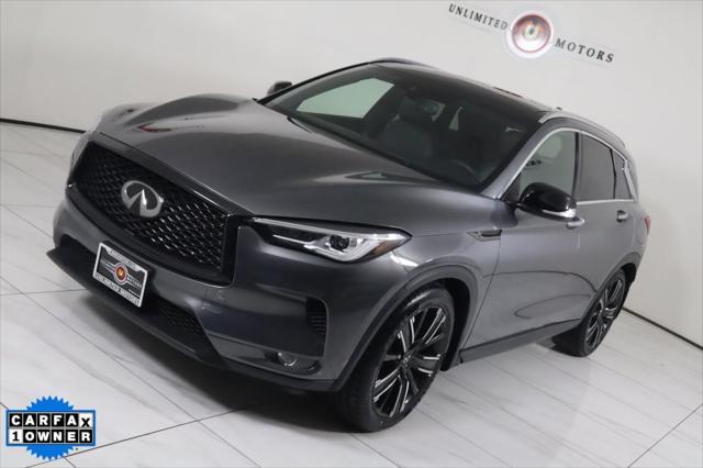 used 2021 INFINITI QX50 car, priced at $27,500