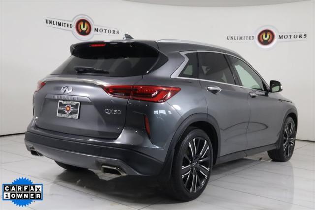 used 2021 INFINITI QX50 car, priced at $27,500