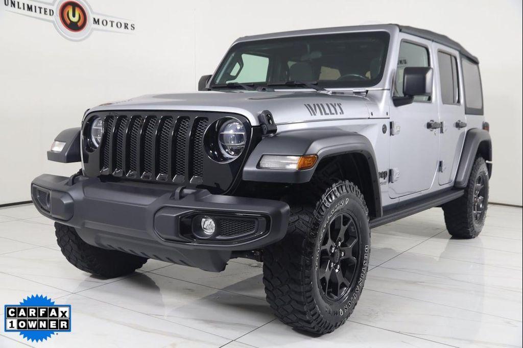 used 2021 Jeep Wrangler car, priced at $29,700