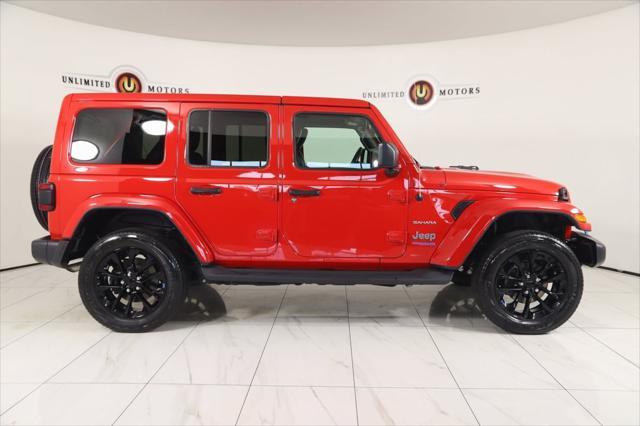 used 2022 Jeep Wrangler Unlimited 4xe car, priced at $34,895