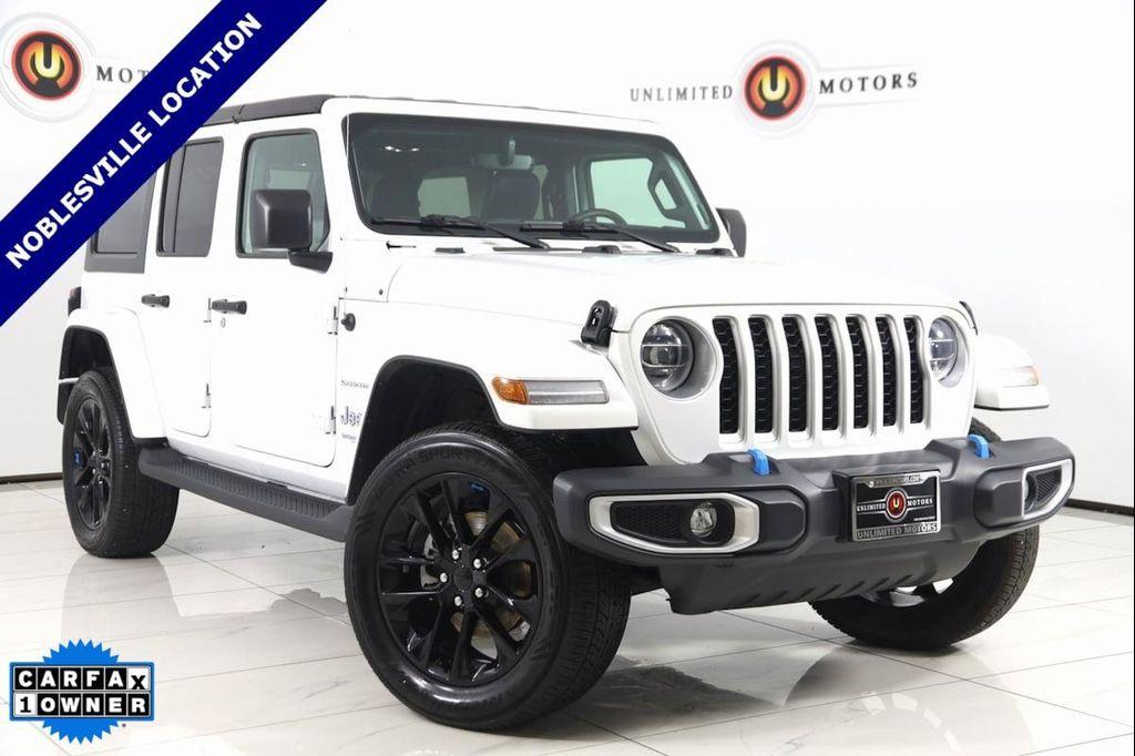 used 2022 Jeep Wrangler Unlimited 4xe car, priced at $30,500