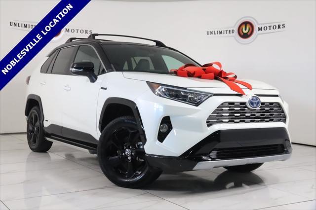 used 2021 Toyota RAV4 Hybrid car, priced at $33,800