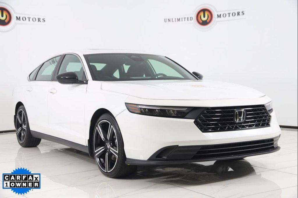 used 2023 Honda Accord Hybrid car, priced at $27,200
