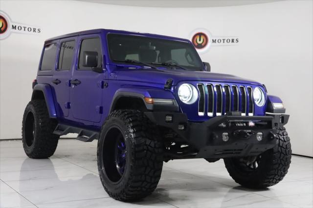 used 2018 Jeep Wrangler Unlimited car, priced at $31,500