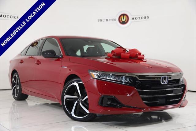 used 2022 Honda Accord Hybrid car, priced at $26,500