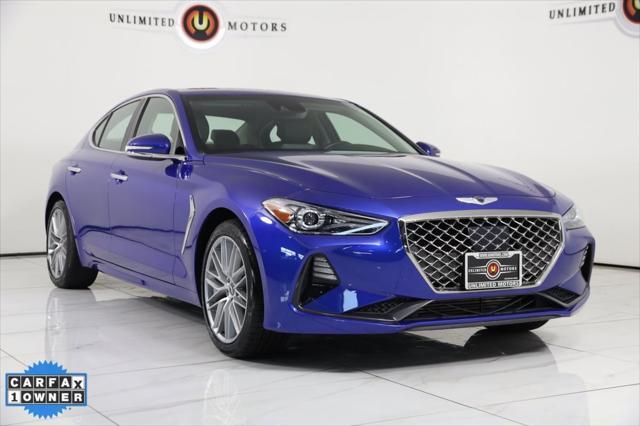 used 2021 Genesis G70 car, priced at $25,000