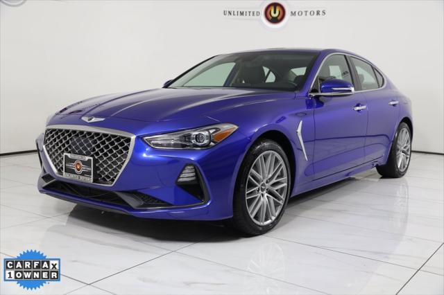 used 2021 Genesis G70 car, priced at $25,000