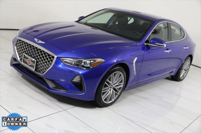 used 2021 Genesis G70 car, priced at $25,000