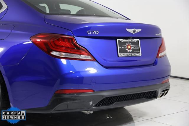 used 2021 Genesis G70 car, priced at $25,000