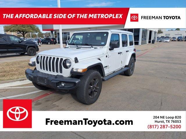 used 2021 Jeep Wrangler Unlimited car, priced at $34,354