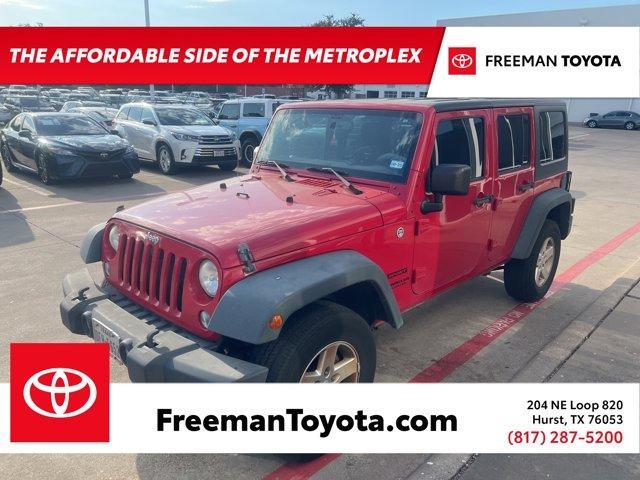 used 2014 Jeep Wrangler Unlimited car, priced at $18,598