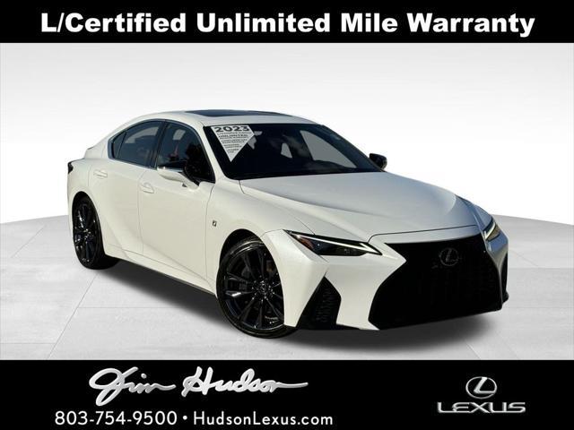 used 2023 Lexus IS 350 car, priced at $47,942