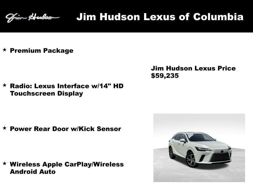 used 2025 Lexus RX 350 car, priced at $55,662