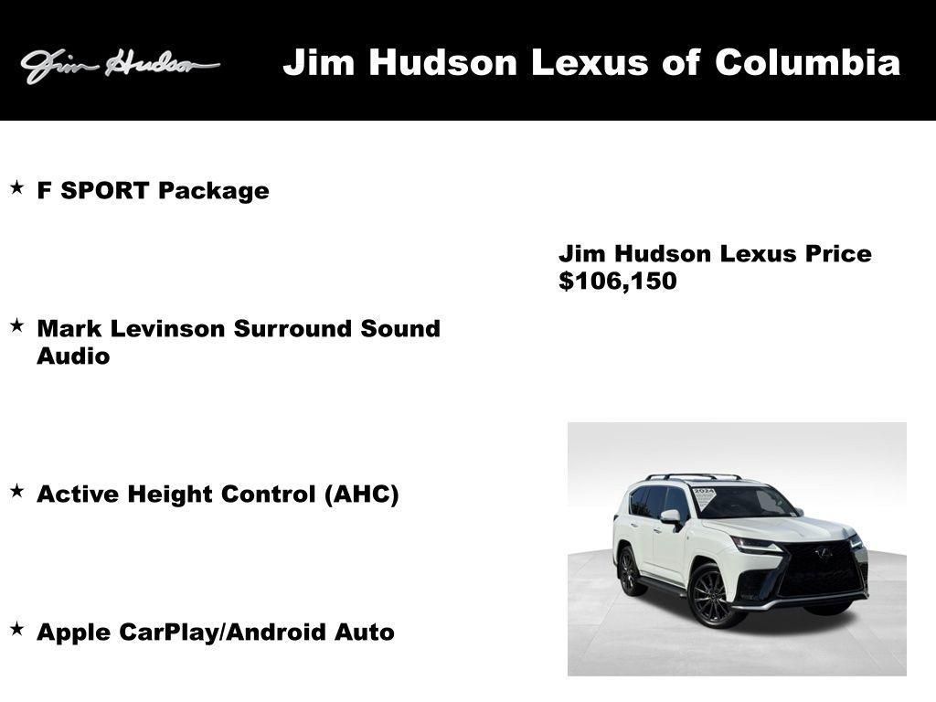 used 2024 Lexus LX 600 car, priced at $99,667