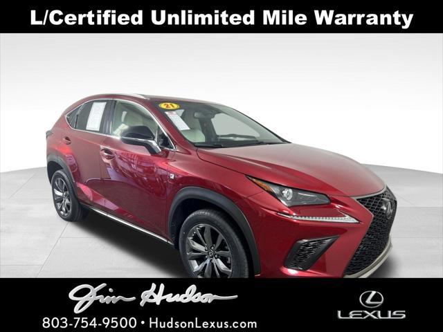 used 2021 Lexus NX 300 car, priced at $38,298