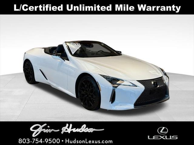 used 2021 Lexus LC 500 car, priced at $83,732