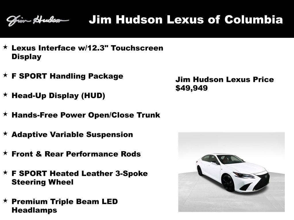 used 2023 Lexus ES 350 car, priced at $49,647