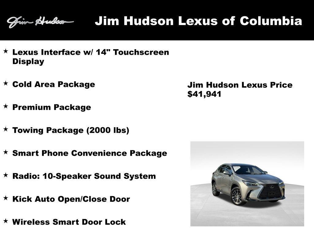 used 2022 Lexus NX 250 car, priced at $41,963
