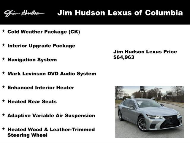 used 2022 Lexus LS 500 car, priced at $65,662