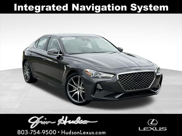 used 2021 Genesis G70 car, priced at $30,662