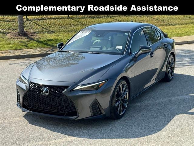 used 2021 Lexus IS 350 car, priced at $45,082