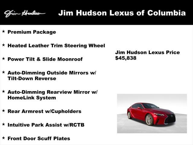 used 2023 Lexus IS 300 car, priced at $46,537
