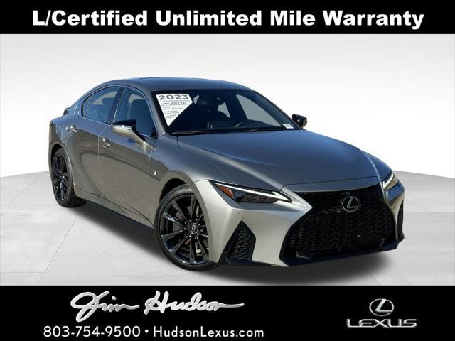 used 2023 Lexus IS 350 car, priced at $46,562