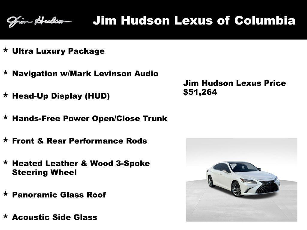 used 2024 Lexus ES 350 car, priced at $50,662