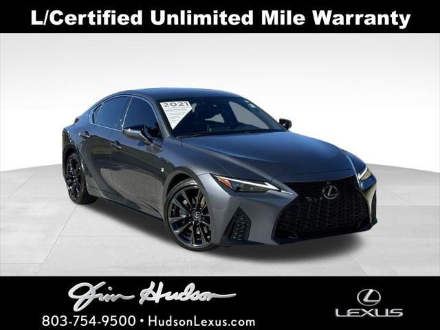 used 2021 Lexus IS 350 car, priced at $45,662