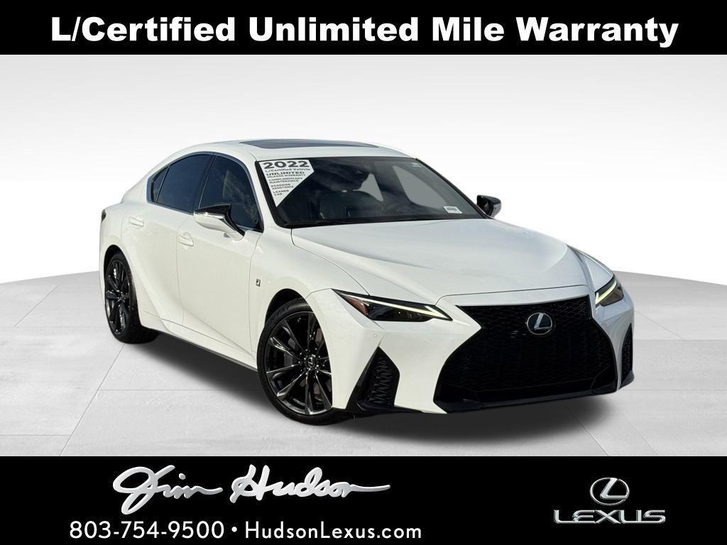 used 2022 Lexus IS 350 car, priced at $43,963