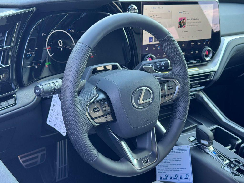 new 2025 Lexus TX 500h car, priced at $77,446