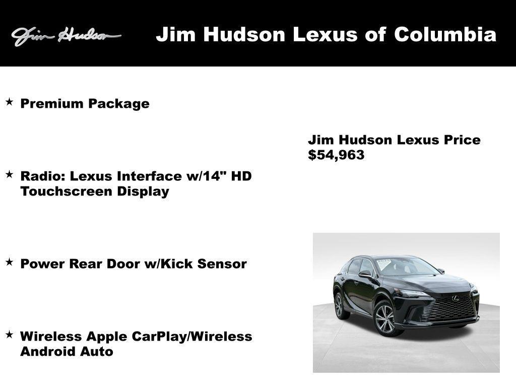 used 2025 Lexus RX 350 car, priced at $54,662