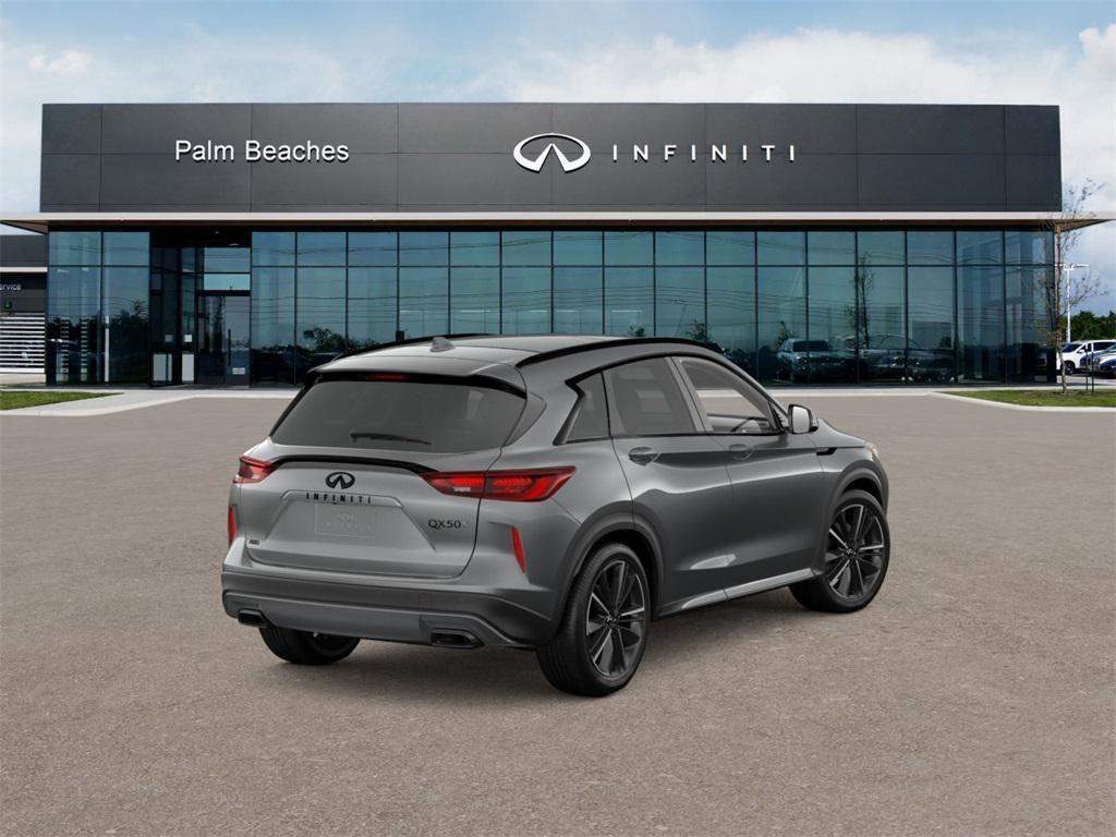 new 2025 INFINITI QX50 car, priced at $41,077
